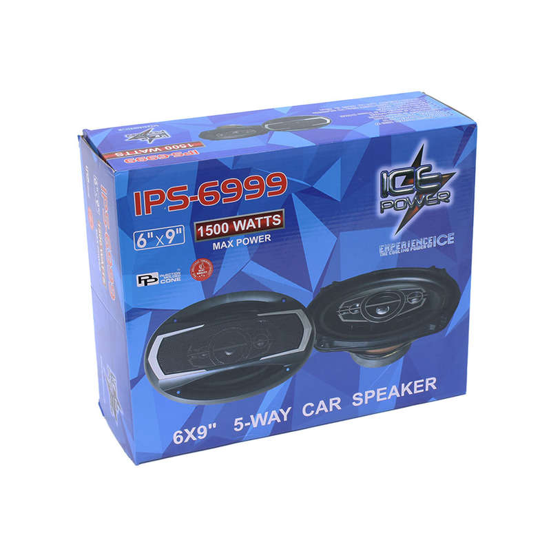 Ice Power IPS-6999 6x9" 1500w 5way Speakers