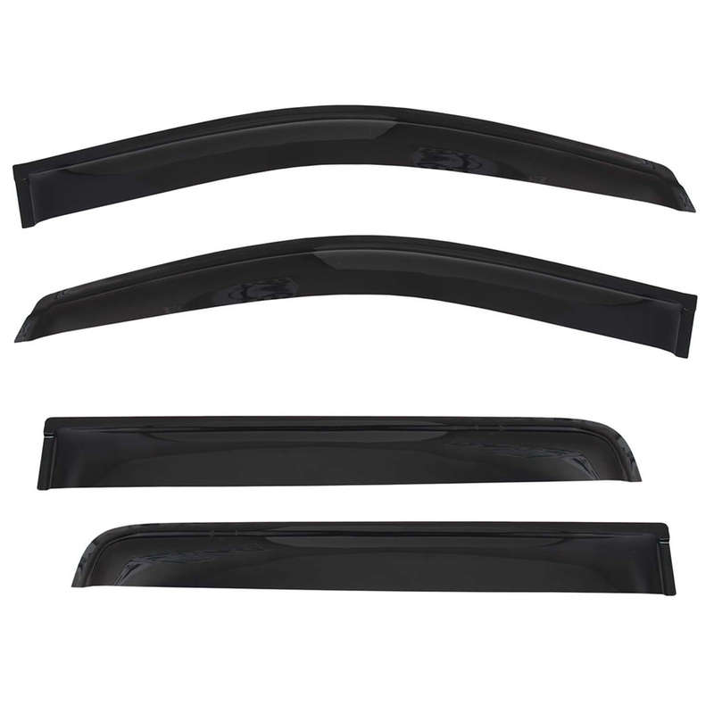 Gloss Black Windshields for Nissan NP300/Navara 2016+ - 4piece set