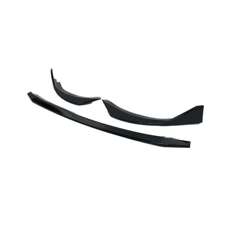 VW Golf Mk8 GTi Slimline 3piece Gloss Black Front Spoiler