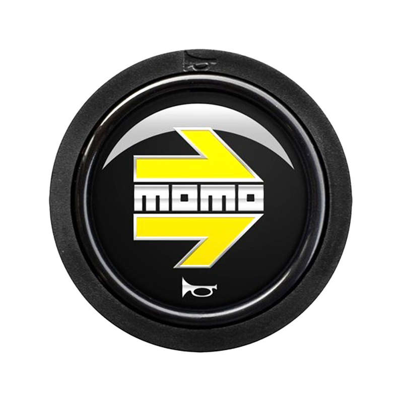 Momo Gloss Black Hooter Horn Replacement Steering Centre Button