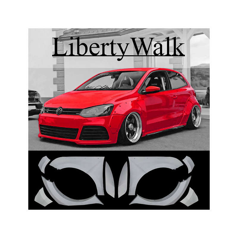 VW Polo 6C Liberty Inspired 10piece Wide Body Kit