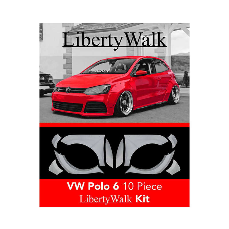 VW Polo 6C Liberty Inspired 10piece Wide Body Kit