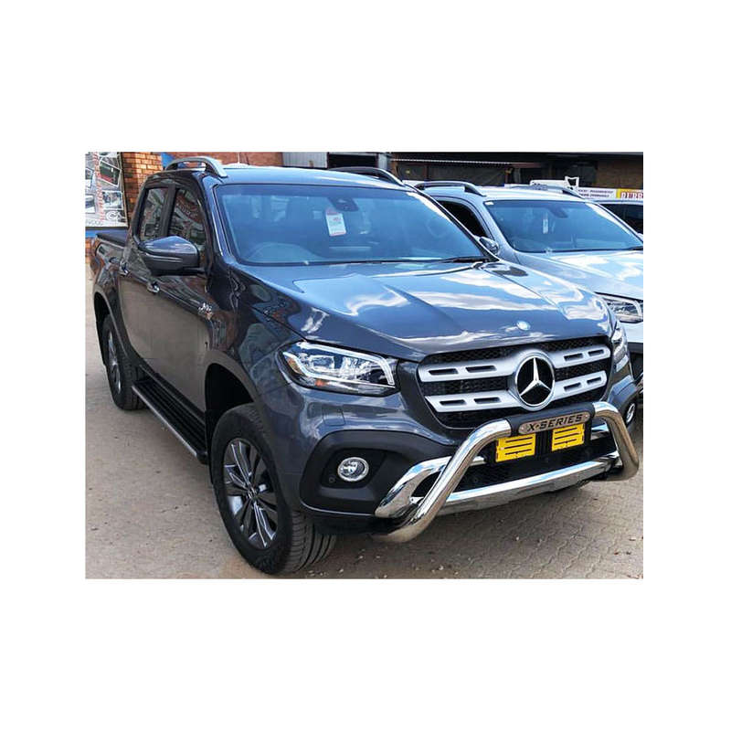 Suitable for Mercedes X-Class Chrome Front Nudge Bar (non-oem)
