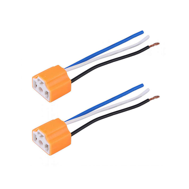 Universal H4 Bulb Cable &amp; Plug (pair)