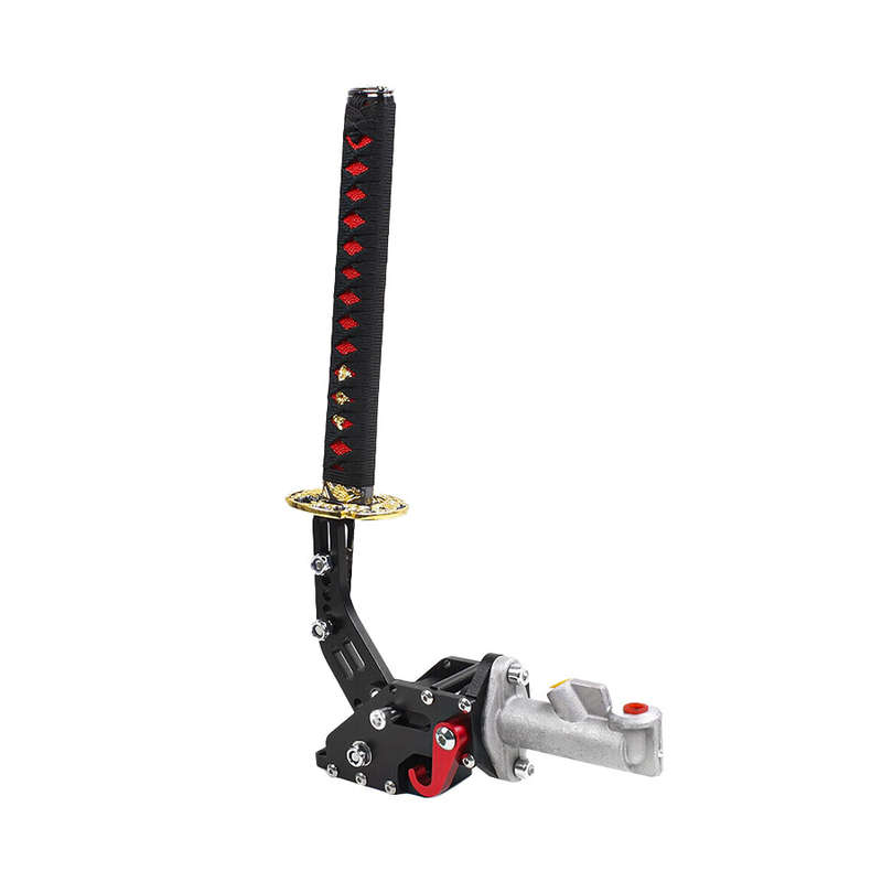 Samurai Sword Inspired Drifting Hydraulic Gold Cut Handbrake Lever &amp; Unit