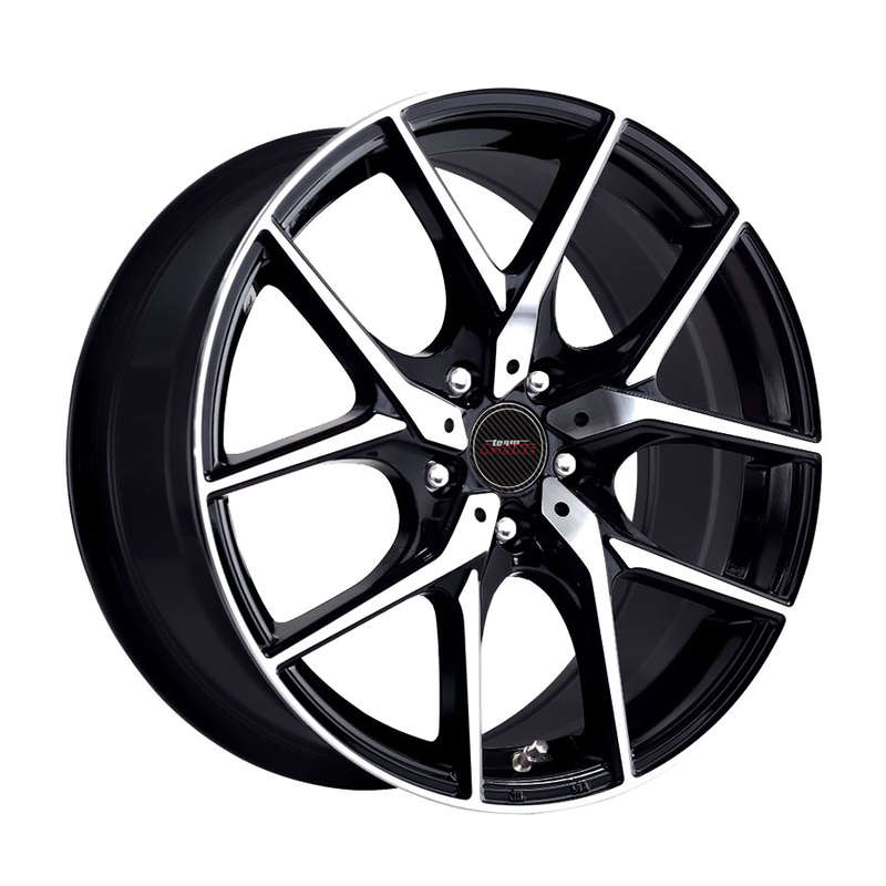 14" A-Line Tatum 4/100 Black Machine face (Toyota Fitment Only) Alloy Wheels