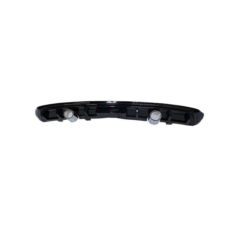 VW Polo Vivo 9N Gloss Black Rear Apron with LED Brakelight (Double Pipe)