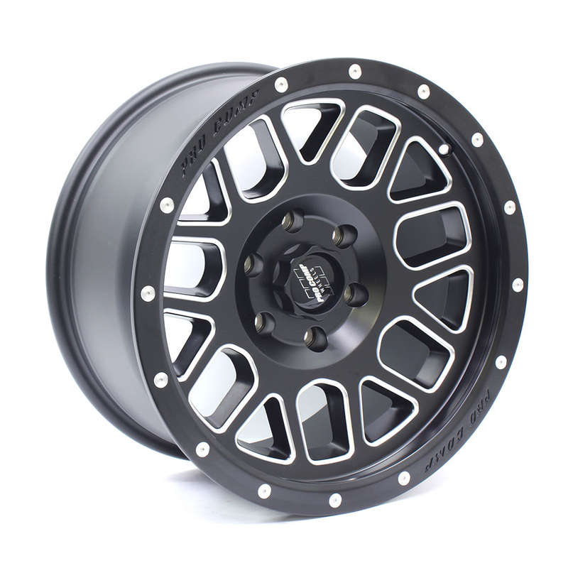 18" Pro Comp Vertigo 5140 6/139 Satin Black Alloy Wheels