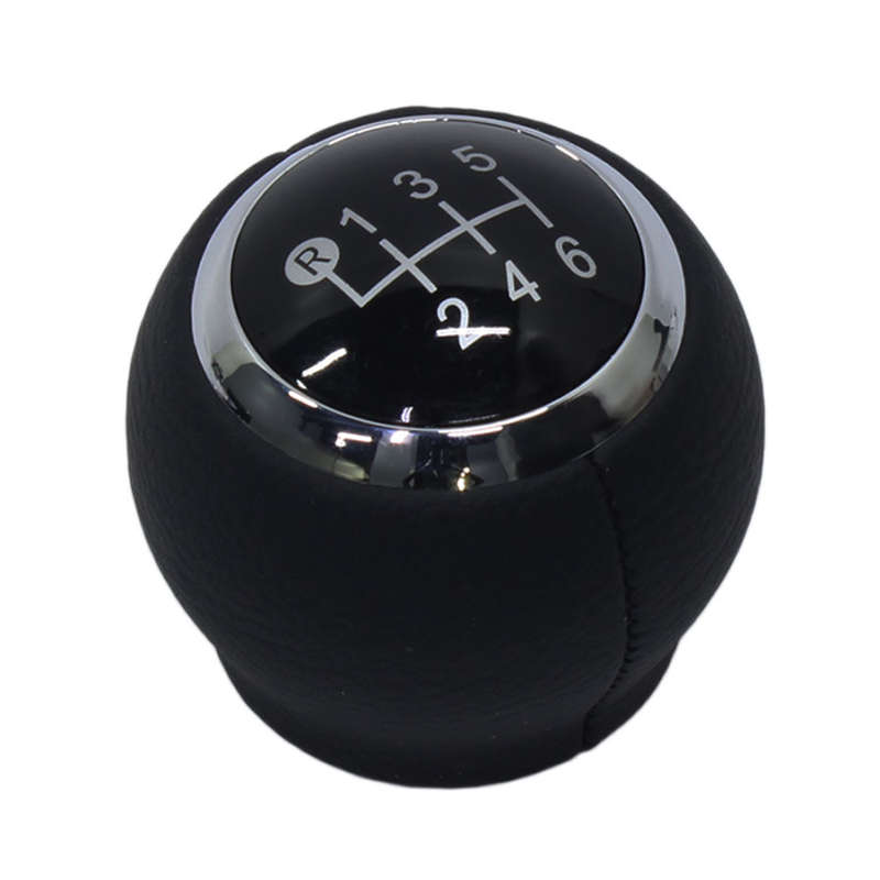Toyota 6-Speed Black &amp; Chrome Gear Shift Knob