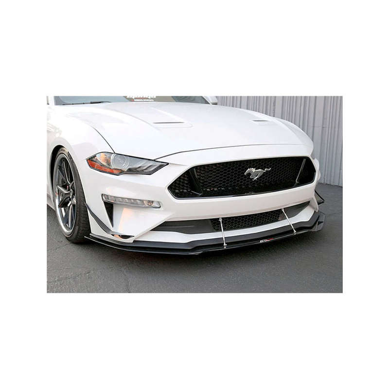 Bumper-Spoiler Anodized Aluminium Splitter Rods - 75mm - Silver (pair)