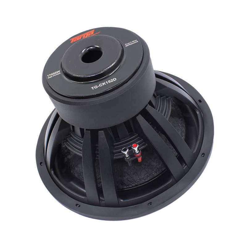 Targa TG-CK152D Kaos Series 15" 17000w rms Dual 2ohm Subwoofer