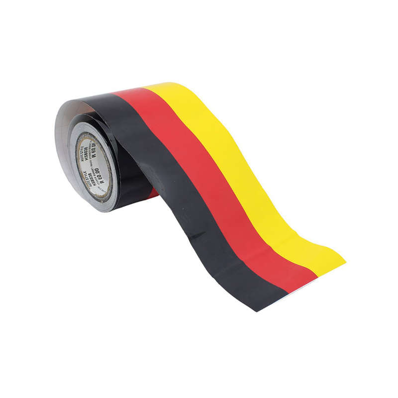 Bonnet Racing Stripes with German Pattern - 150mm width (sold per metre)