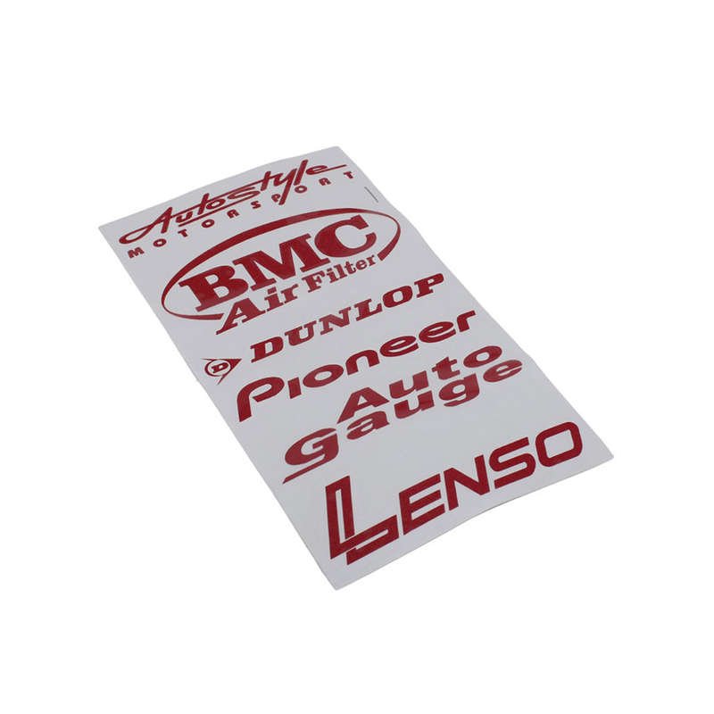 Fender Grocery List Sticker Set - 14cm width (pair)