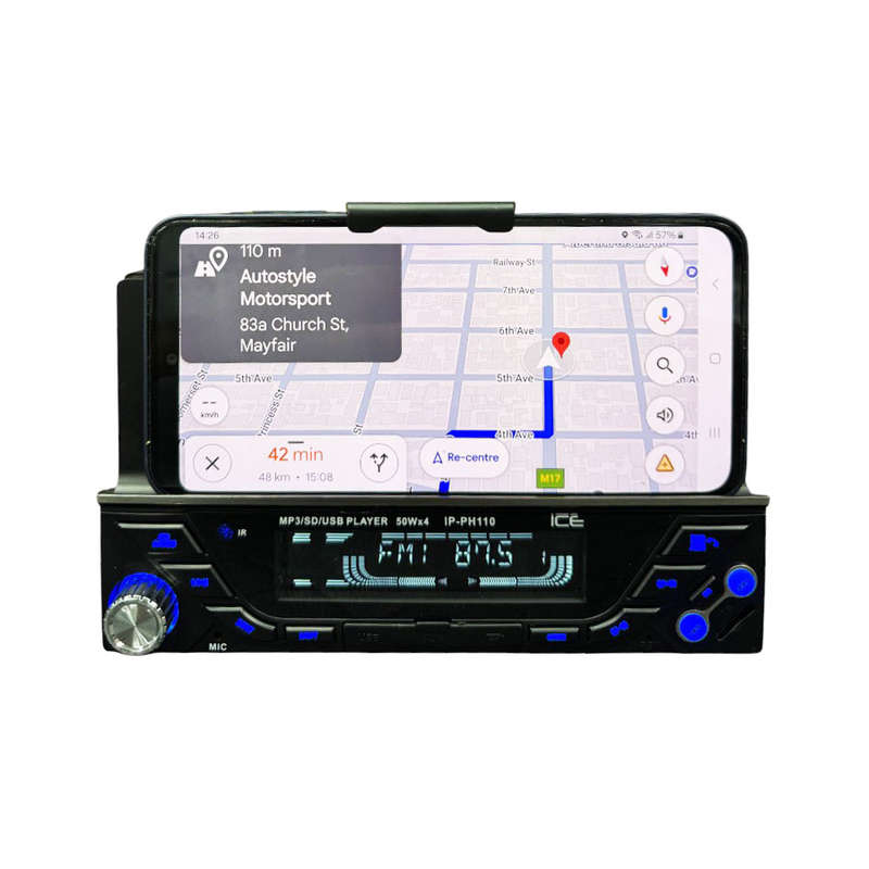 Ice Power IP-PH110 Mp3 Media Player with Phone Holder
