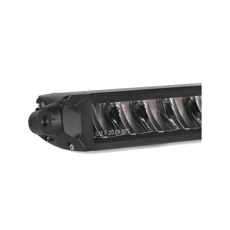 LED360 Black Widow 10" LED Foglight with White/Amber Lighting including Harness