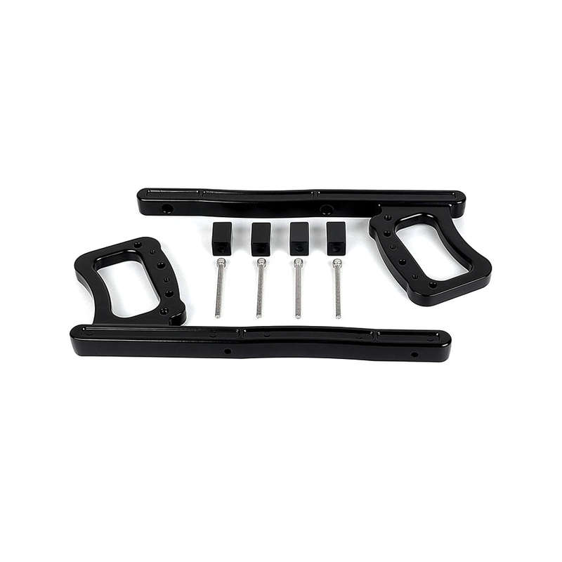 Black Aluminium Rear Grab Handle for Jeep Wrangler 2007-2017 (pair)