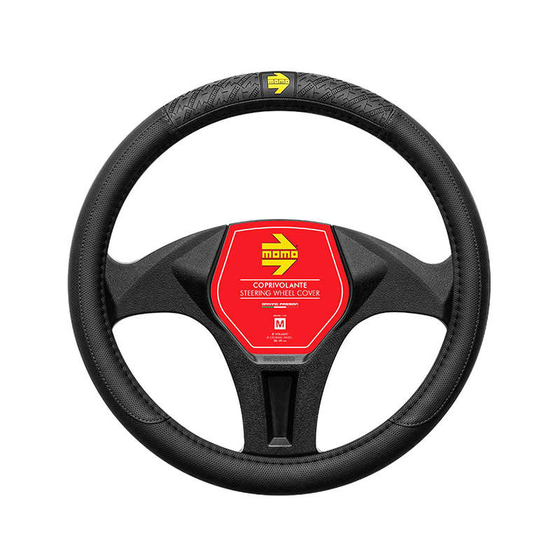 Momo SWC0VIPBR Black VIP Series Steering Wheel Cover (38cm diametre)