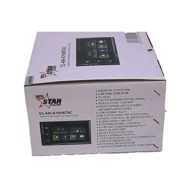 Starsound SS-AN-8760BTAC 7" Media Player with Wireless Android/Apple Car Play