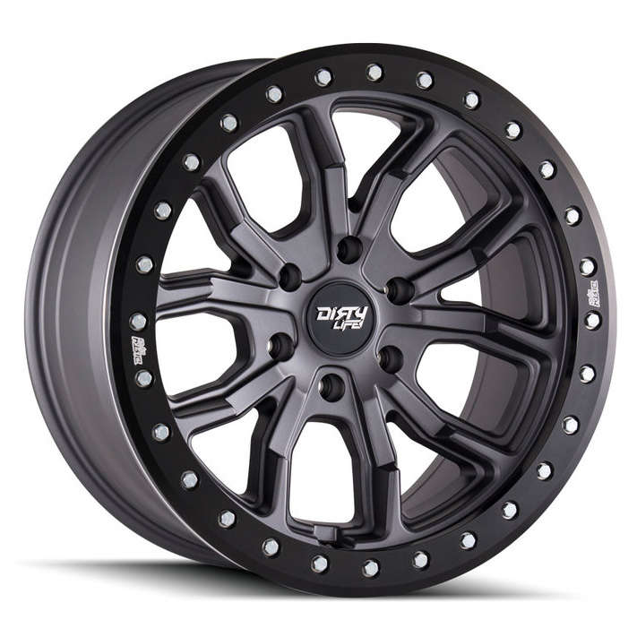 17" Dirty Life DT-1 5/150 Matt Gunmetal Alloy Wheels