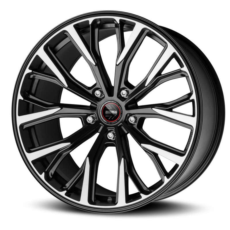20" Momo RF-02 5/120 Matt Black &amp; Polished Silver Alloy wheels