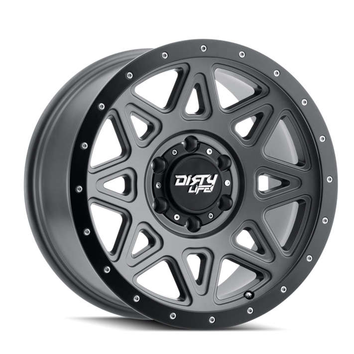 16" Dirty Life Theory 5/150 Matt Gunmetal Alloy Wheels