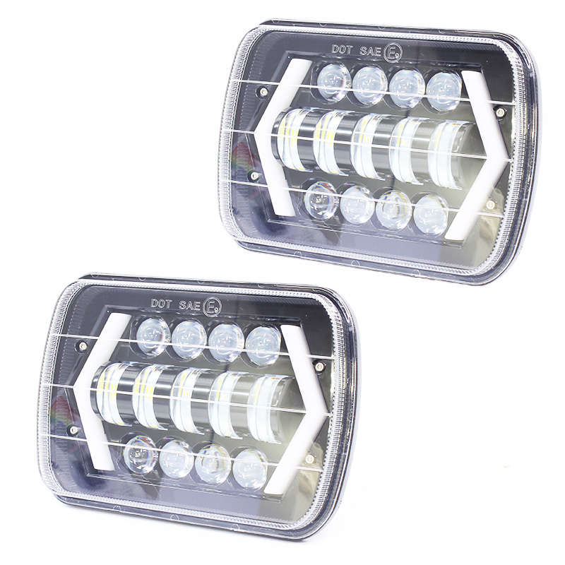 7" Arrow Design 13-LED Headlight for Siyaya