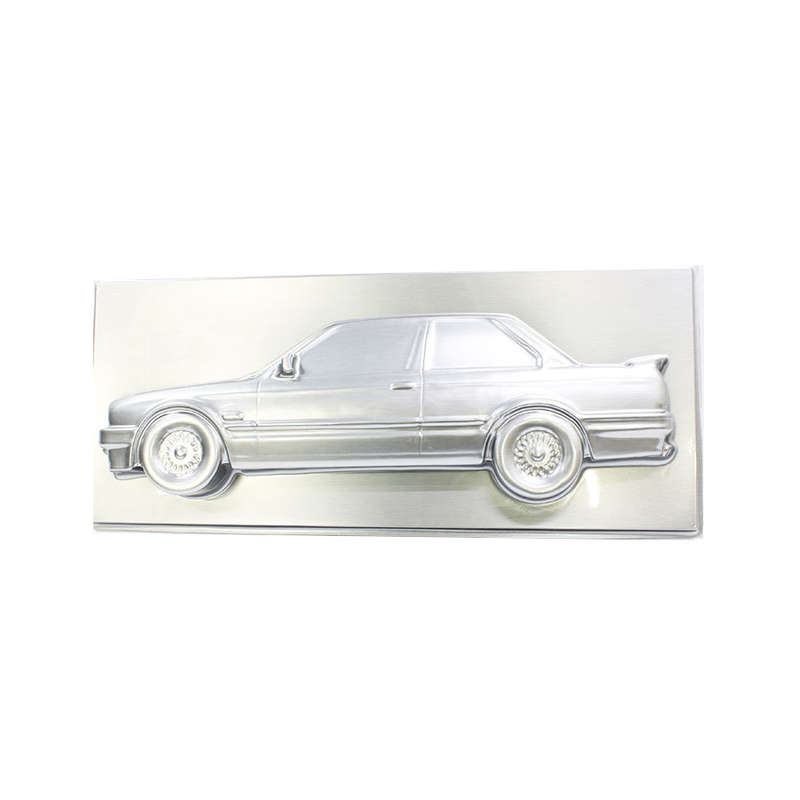 Brushed Alluminium Look Bmw E30 Wall Part (109x48cm)
