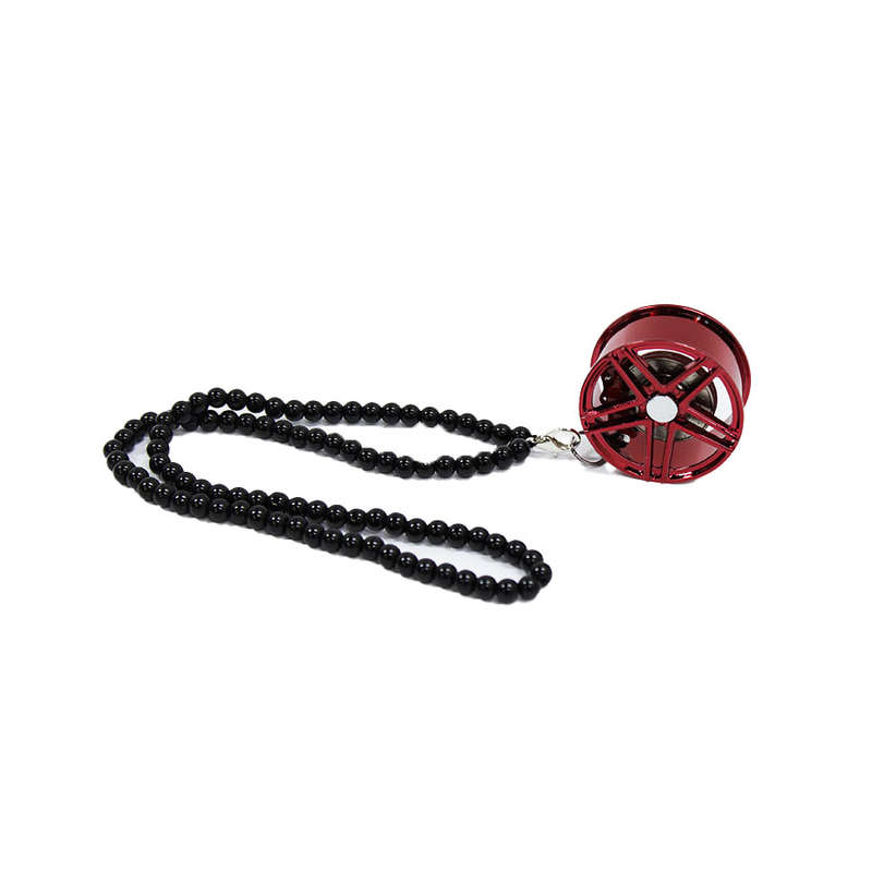 ENZ Alloy Wheel Keyring with Strap (titanium)