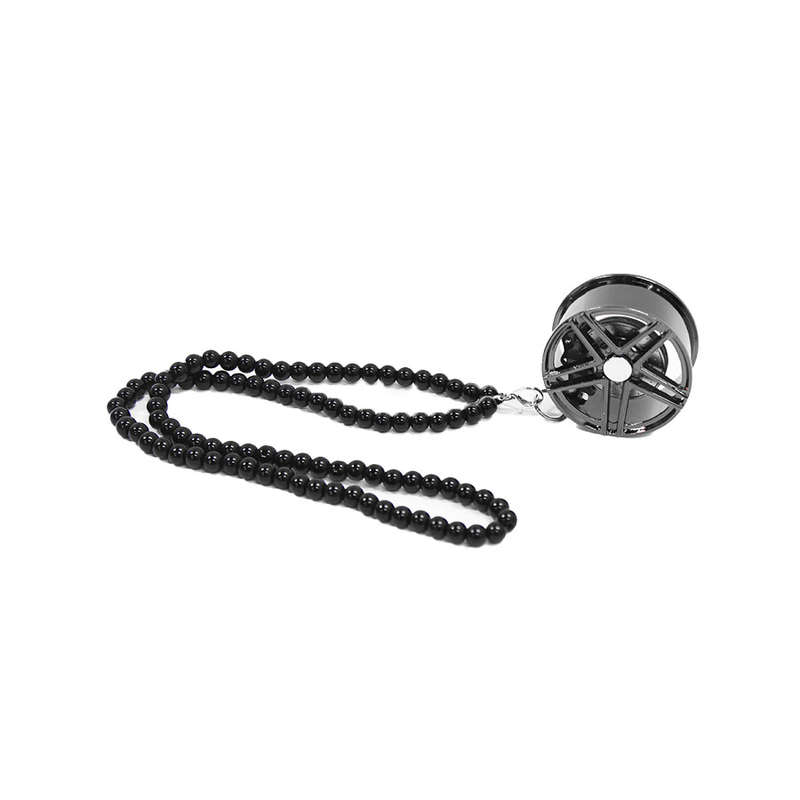 ENZ Alloy Wheel Design Mirror Pendant (red)