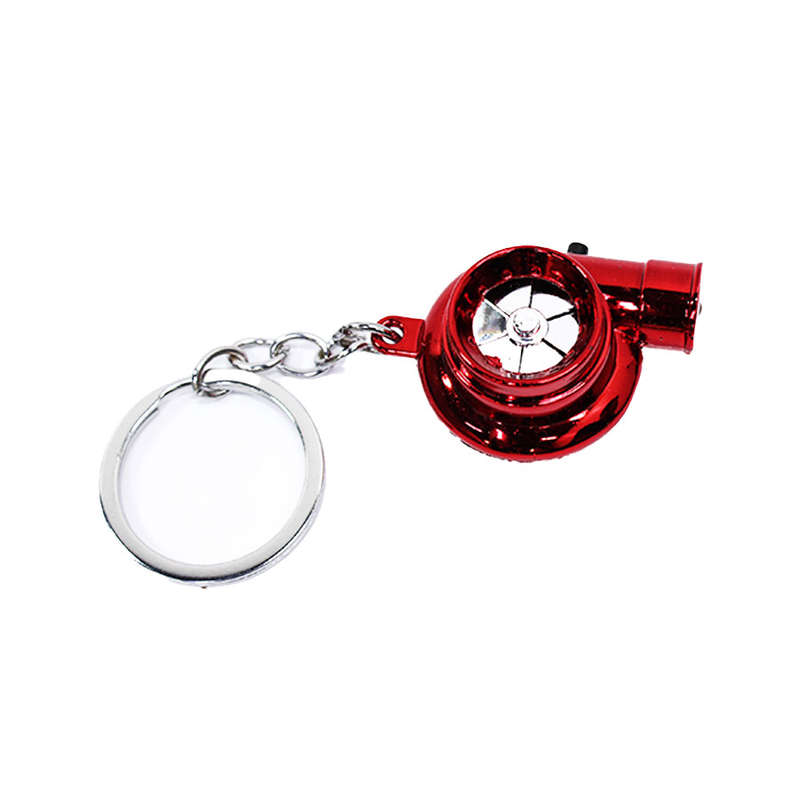Turbocharger Keyring with LED Light &amp; Turbo Sound Effect (Red)