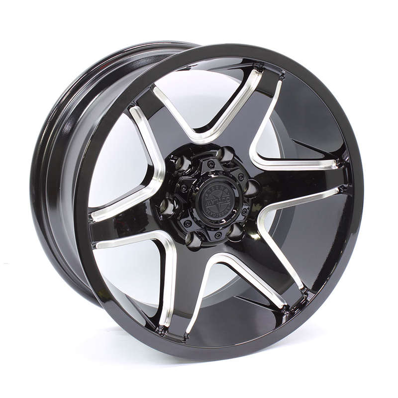 17" Racing Hart Shooter 6/139 Gloss Black Milled Alloy Wheels