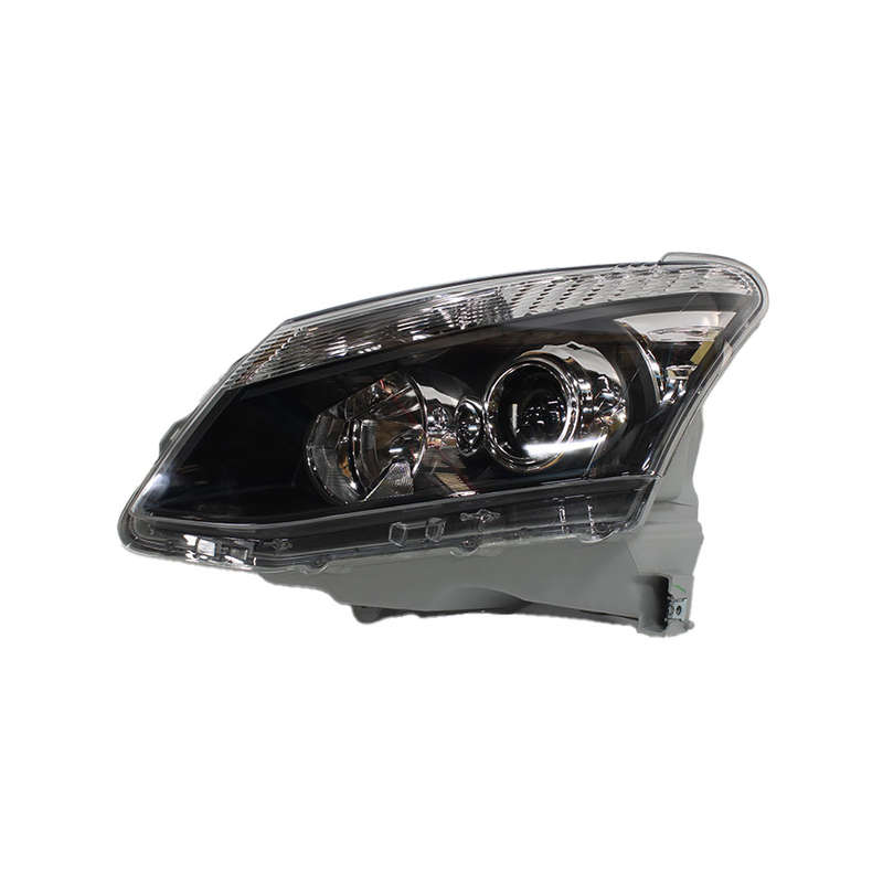 Isuzu D-Max 2013 Replacement Headlight LHS Black w/projector &amp; socket