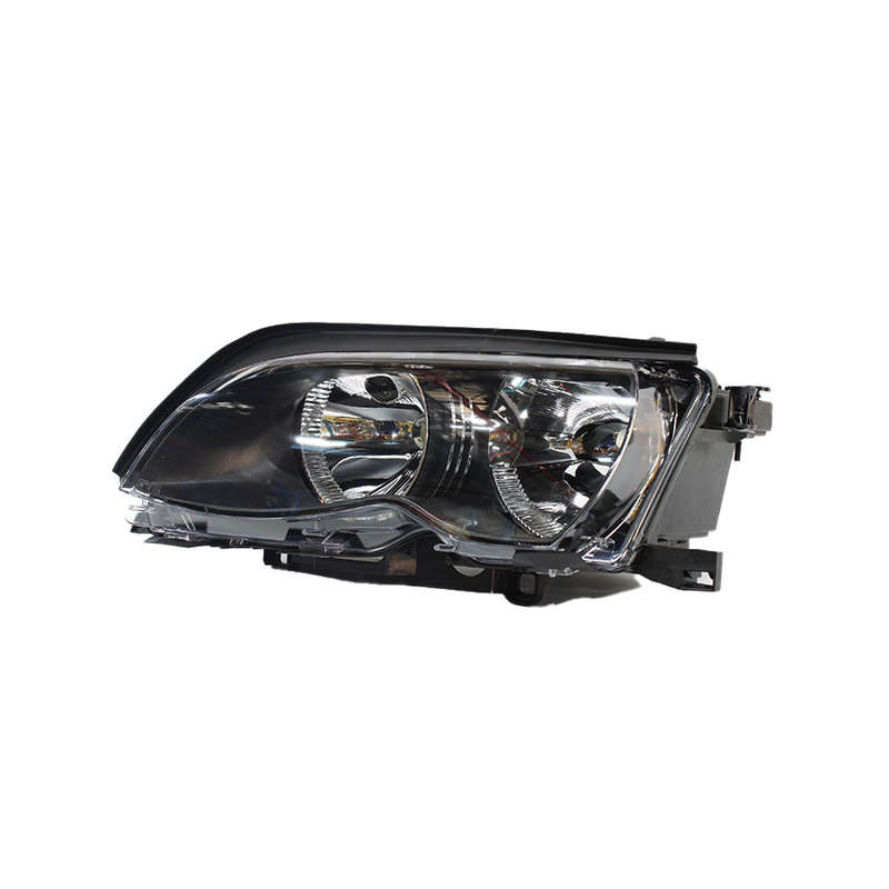 Bmw E46 Mk2 02 Replacement Headlight LHS Black with Socket (non-oem)
