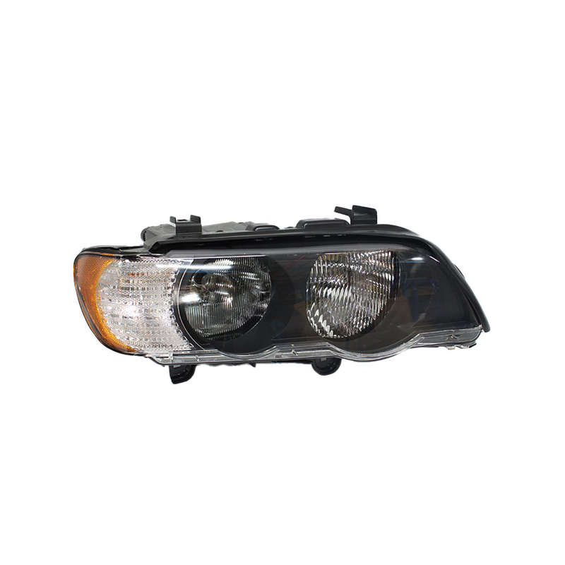 Bmw X5 E53 99 Replacement Headlight RHS Amber/Clear w/socket &amp; motor (non-oem)