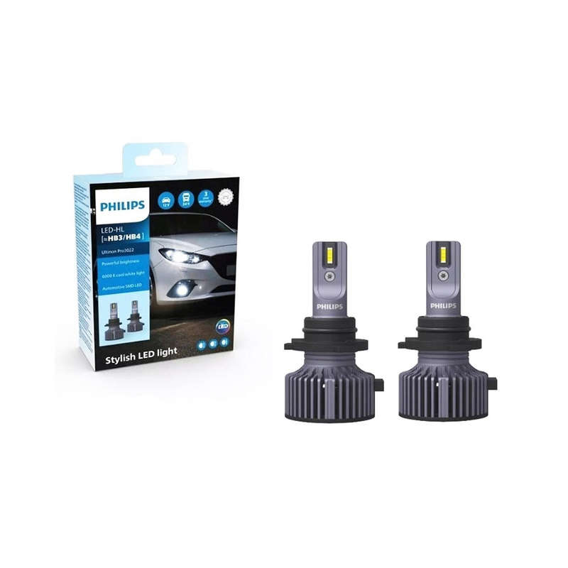 Philips Pro3022 6000k LED Bulbs for HB3/HB4 Size