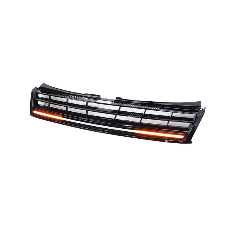 VW Polo 2010+ Vivo Debadged Gloss Black Grille with LED Light Strip