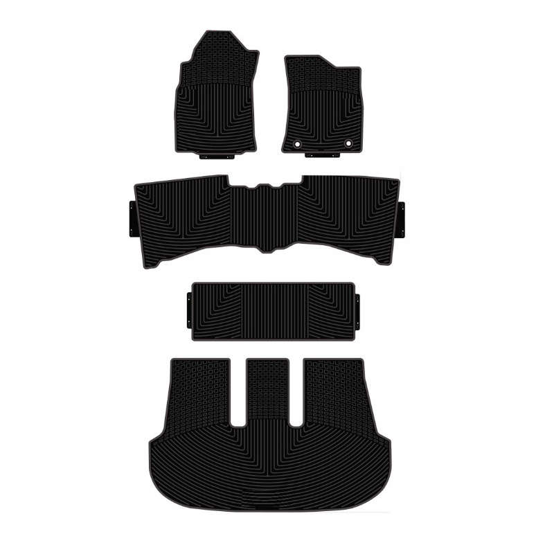 Rubber Floor Mats for Toyota Fortuner GD6 2016+ Manual(5pc set)