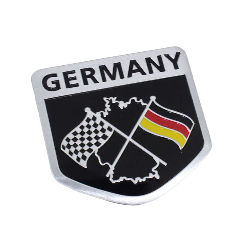 German Flag Design Shield Badge (5x5cm