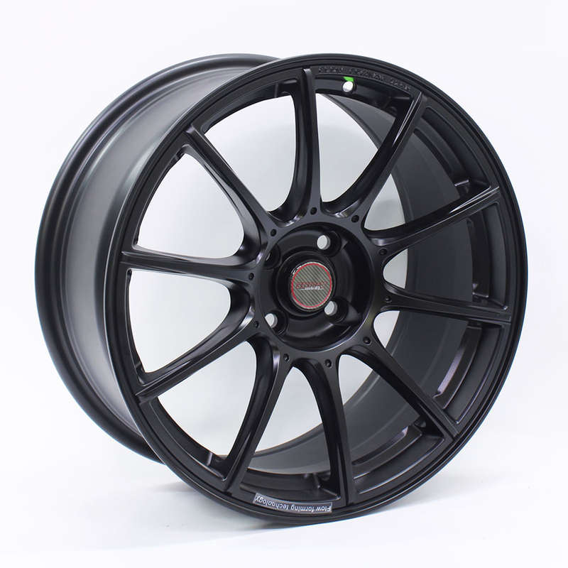17" A-Line Hype 4/100 Satin Black Alloy Wheels