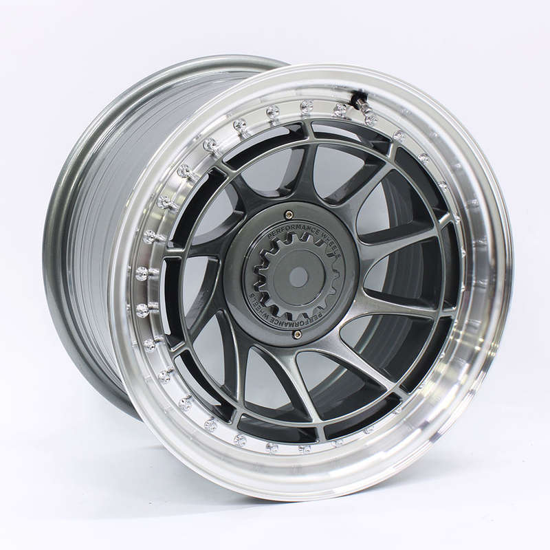 15" M7158 4/100 &amp; 4/114 Gunmetal Grey Alloy Wheels