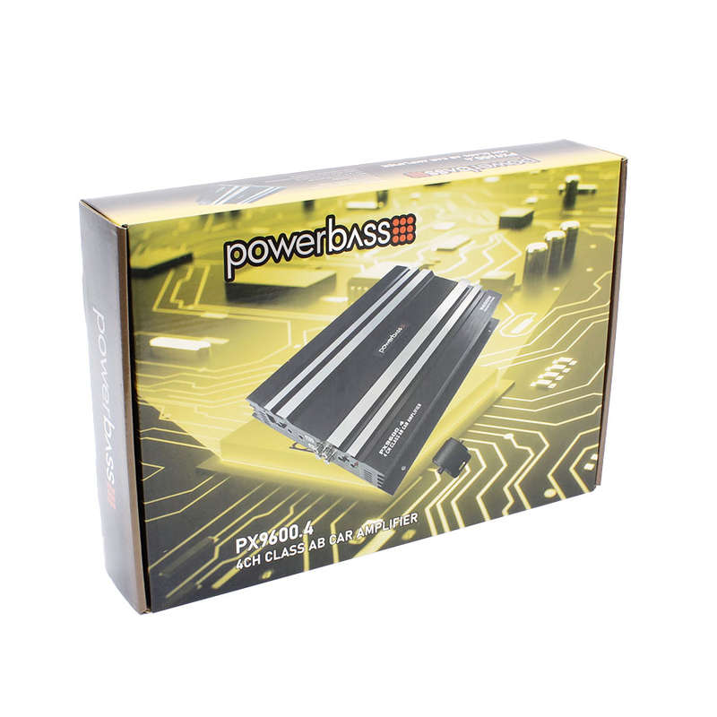 Powerbass PX9600.4 9600watt 4channel Amplifier with Bass Controller