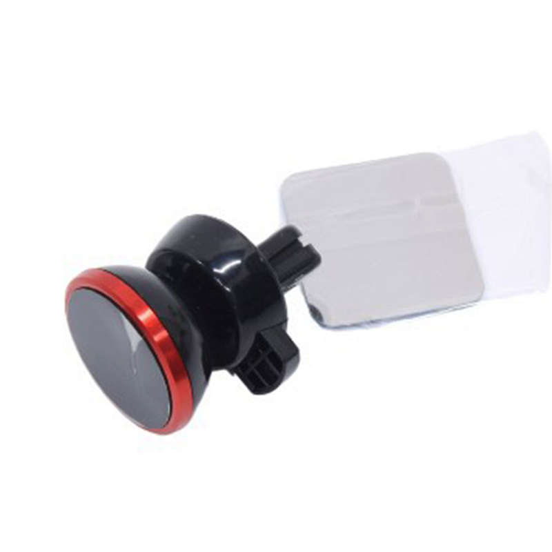 Clamp-on Magnetic Mount Mobile Phone Holder (black &amp; red)