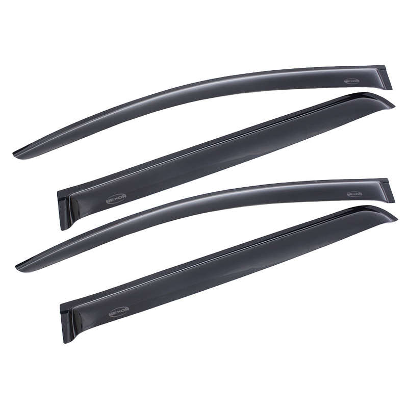 Gloss Black Windshields for Nissan Navara 2017 - 4pc set