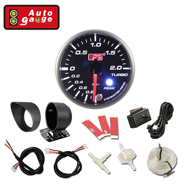 Autogauge PK Series 52mm Boost Gauge with LED Display