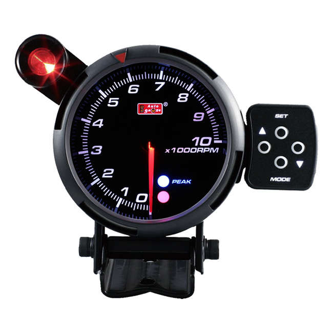 Autogauge 80mm Tachometre with Shiftlight &amp; LED Display