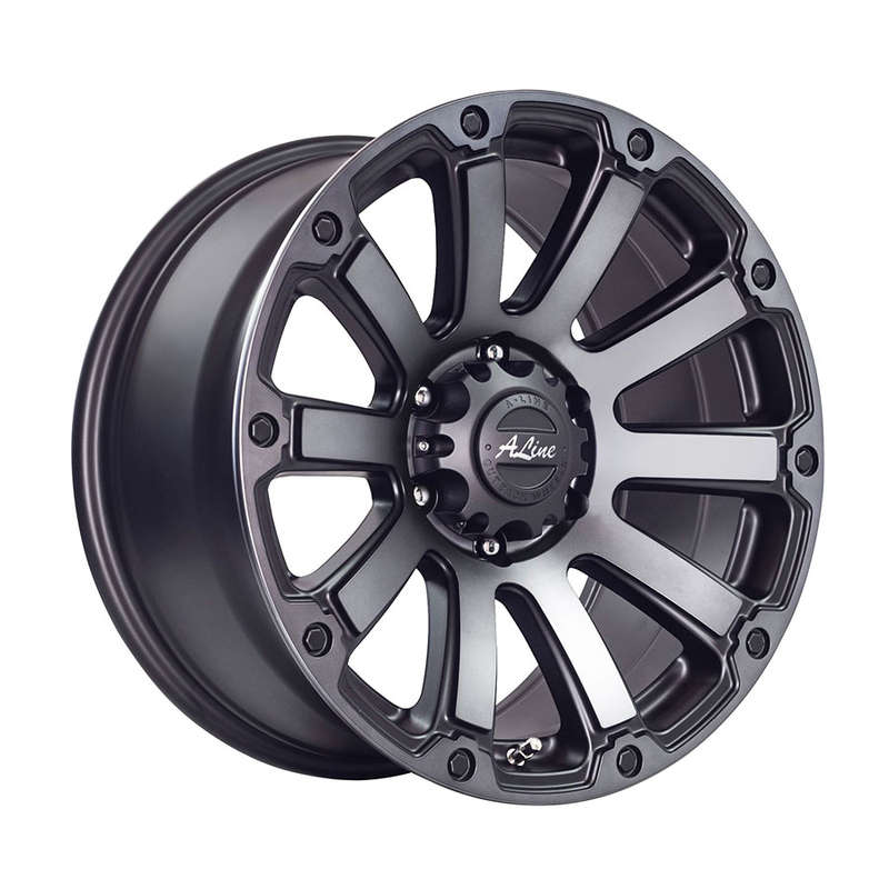 18" A-Line Destroyer 6/139 Satin Black &amp; Tint Alloy Wheels
