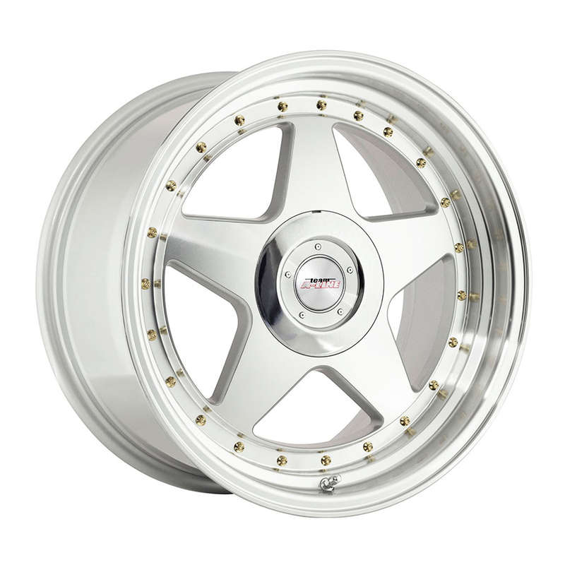 17" A-Line Swag 4/100 Silver Alloy Wheels