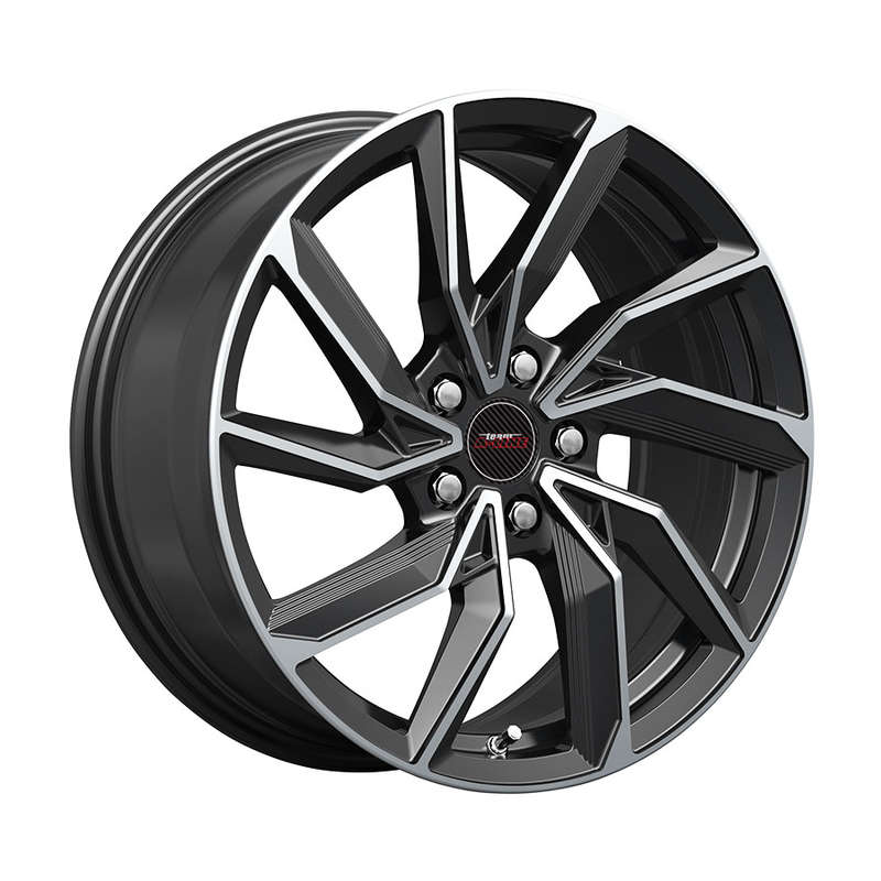 17" A-Line Recoil 5/100 Black Machine Face Alloy Wheels