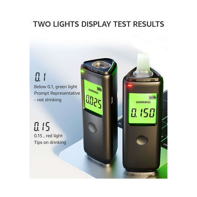 Mr Black 5 Fast Response Pocket Sized Alcohol Breathalyzer