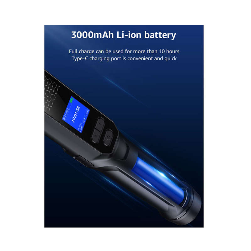 Mr Black 07 Portable Alcohol Breathalyzer with Emergency LED Lights